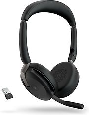 Jabra Evolve2 65 Flex LINK380A MS Stereo kuulokemikrofoni, musta