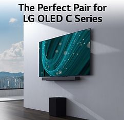 LG OLED C2 77" 4K OLED evo TV + LG SC9S 3.1.3 Dolby Atmos Soundbar -tuotepaketti, kuva 3