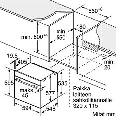 Siemens HB634GBS1 iQ700 -erillisuuni, teräs, kuva 7