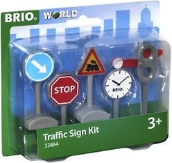 BRIO World 33864 - Liikennemerkit, 5 kpl pakkaus – 