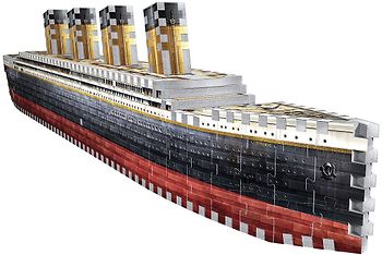 Wrebbit Titanic 3D -palapeli, 440 palaa – 