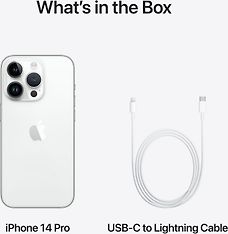 Apple iPhone 14 Pro Max 1 Tt -puhelin, hopea (MQC33), kuva 10
