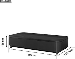 Epson EH-LS800B 3LCD 4K PRO-UHD -laserprojektori, musta, kuva 10