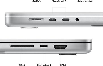 Apple MacBook Pro 16” M2 Pro 512 Gt 2023 -kannettava, hopea (MNWC3), kuva 6