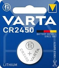 Varta CR2450 -paristo, 3 V, lithium