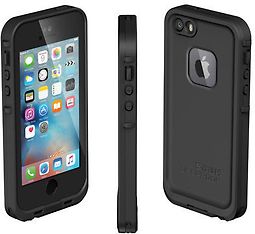 Lifeproof Fre suojakotelo Apple iPhone SE -puhelimelle, musta, kuva 3