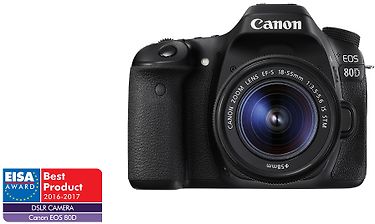 Canon EOS 80D -järjestelmäkamera, runko, kuva 2