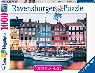 Ravensburger Copenhagen Denmark -palapeli, 1000 palaa