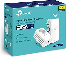 TP-LINK TL-WPA7617 Gigabit Powerline Wireless Starter Kit, kuva 8
