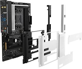 NZXT N7 B550 AM4 ATX-emolevy, valkoinen, kuva 6