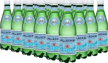 S.Pellegrino-kivennäisvesi, 500 ml, 24-pack