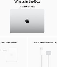 Apple MacBook Pro 16” M2 Pro 512 Gt 2023 -kannettava, hopea (MNWC3), kuva 9
