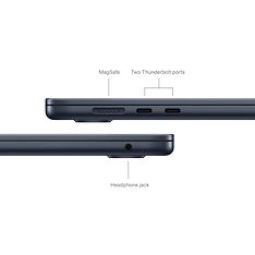 Apple MacBook Air 15" M3 24 Gt, 256 Gt 2024 -kannettava, keskiyö (MRYU3), kuva 7