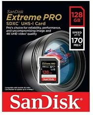 SanDisk 128 Gt Extreme Pro SDXC UHS-I -muistikortti, kuva 2