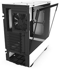 NZXT H510 Compact Mid Tower ATX-kotelo, lasikyljellä, valkoinen/musta, kuva 7