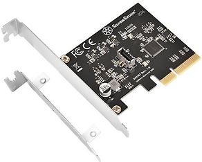 Silverstone ECU07 USB 3.2 Gen2 2x2 -ohjainkortti PCIe -väylään