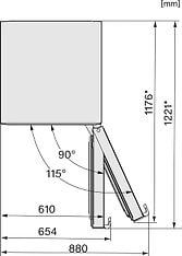 Miele KS 4383 ED -jääkaappi, valkoinen ja Miele FNS 4382 E -kaappipakastin, valkoinen, kuva 12