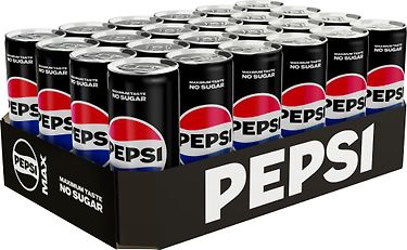 Pepsi Max -virvoitusjuoma, 250 ml, 24-pack