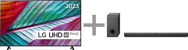 LG UR7800 75" 4K LED TV + LG S90QY 5.1.3 Dolby Atmos Soundbar -tuotepaketti