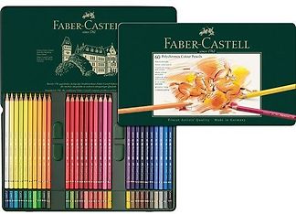 Faber-Castell Polychromos -värikynät peltirasiassa, 60 väriä, kuva 3