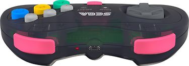 Sega Saturn 8-button Arcade Pad -langaton peliohjain, harmaa, Mega Drive, kuva 3