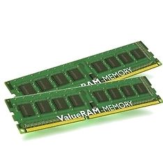 Kingston Valueram 2048MB (2*1GB) 1333MHz DDR3-muistimodulipaketti, CL9