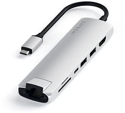 Satechi Slim USB-C MultiPort -adapteri, silver