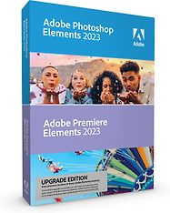 Adobe Photoshop Elements 2023 & Premiere Elements 2023 - Win/Mac -kuvan- ja videonkäsittelyohjelma, päivitys