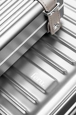 Feru Beverly 54 cm -matkalaukku & pikkulaukku, hopea alumiini, kuva 6