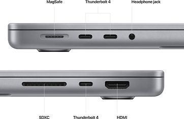 Apple MacBook Pro 14” M2 Pro 512 Gt 2023 -kannettava, tähtiharmaa (MPHE3), kuva 6