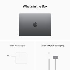 Apple MacBook Air 13" M2 16 Gt, 256 Gt 2022 -kannettava, tähtiharmaa (MLXW3), kuva 11