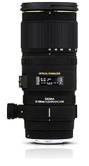 Sigma 70-200 mm F2.8 EX DG OS HSM -objektiivi, Nikon