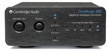 Cambridge Audio DacMagic100 -DA-muunnin, musta