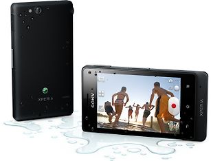 Sony Xperia Go Android-älypuhelin, musta