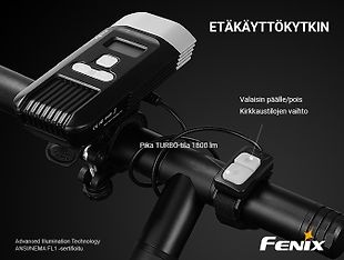 Fenix BC30R V2-pyörävalaisin, USB-ladattava, 1800 lm, kuva 9