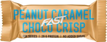 FAST ROX Peanut Caramel Crisp -proteiinipatukka, 55 g, 15-PACK, kuva 2