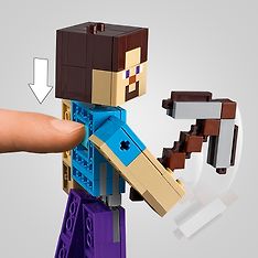 LEGO Minecraft 21148 - BigFig Steve ja papukaija, kuva 4