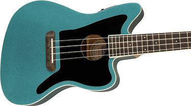 Fender Fullerton Jazzmaster Uke -elektroakustinen ukulele, Tidepool, kuva 4