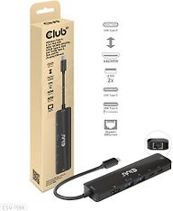 Club 3D Type-C 6-in-1 -hubi