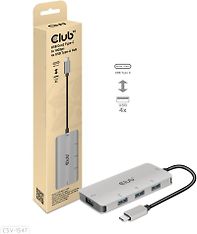 Club 3D USB Type-C to 10 Gbps 4x USB Type-A -hubi