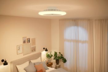 Philips Amigo Flat Fan Ceiling IR RD 20W+42W -tuuletinvalaisin, valkoinen, kuva 10