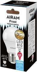 Airam LED -pakkaslamppu, E27, 4000K, 810 lm, opaali, kuva 2