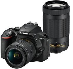 Nikon D5600 KIT järjestelmäkamera + AF-P 18-55 VR + AF-P 70-300 VR