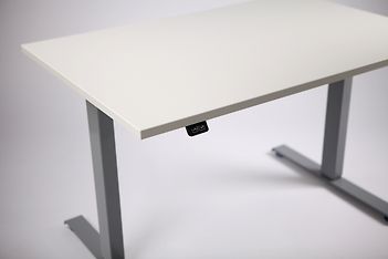 Elfen Ergodesk Grey -sähköpöytä, 120 x 80 cm, harmaa runko, kuva 5