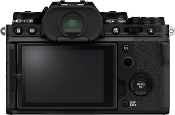 Fujifilm X-T4 -mikrojärjestelmäkameran runko, musta, kuva 2