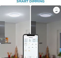 WiZ Adria -kattovalaisin, round, 17W, 4000K, WiFi, himmennettävä, kuva 8
