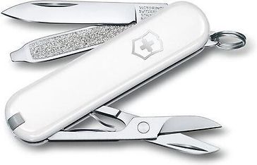 Victorinox Classic SD Falling Snow -monitoimityökalu, valkoinen