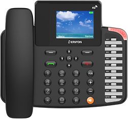 Erifon 4G Duke -pöytäpuhelin, musta, kuva 2