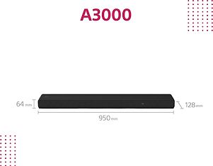 Sony HT-A3000 3.1 Dolby Atmos Soundbar -äänijärjestelmä, kuva 4