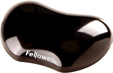 Fellowes Crystal Gel Flex Rest -rannetuki, musta, kuva 2